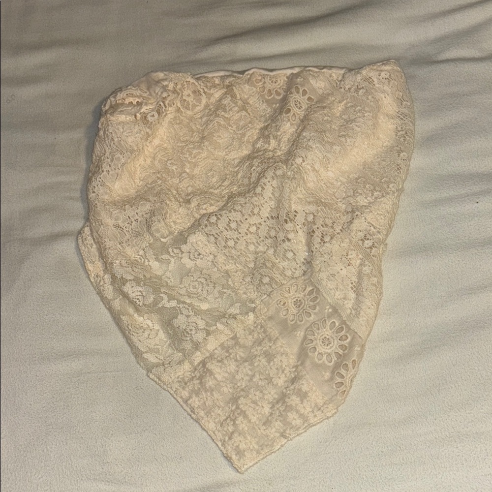 Free People Raya Lace Bandana Top